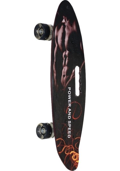 885 Desenli Orta Boy Işıklı Kaykay 60 cm fırsatları