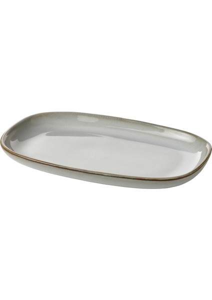 Kayık Tabak, Gri, 20X13 cm