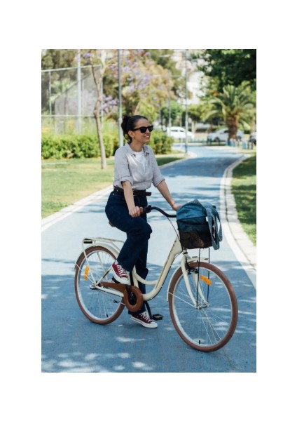 Sorrento Şehir Bisikleti 44 cm V 26 Jant 3 Vites Krem Gold