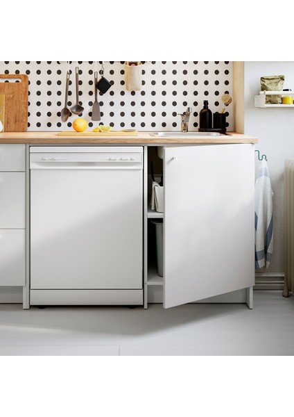 Kapaklı ve Nişli Alt Dolap, Beyaz, 120X61X91 cm fiyatları