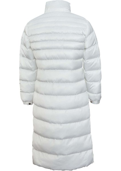 Beyaz Şişme Mont modelleri