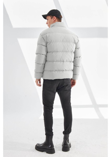 Su ve Rüzgar Geçirmez Şişme Taş Erkek Mont 2185 fırsatları