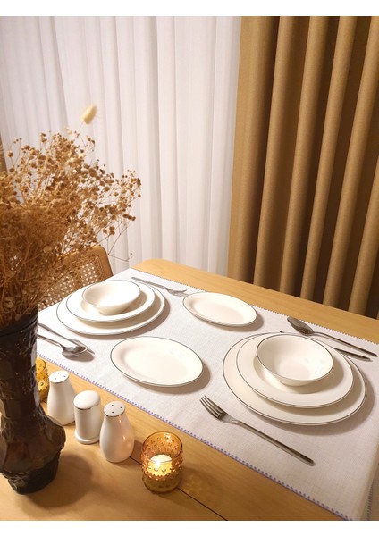 Etamin İşlemelik Kenarları işlemeli Runner indirimleri