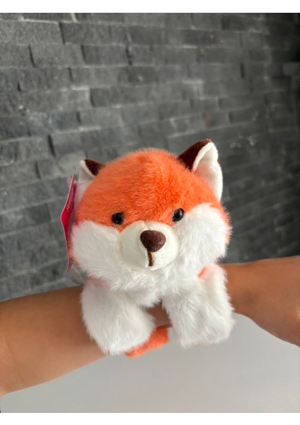 25 cm Slap Tilki Kiremit Renk Peluş