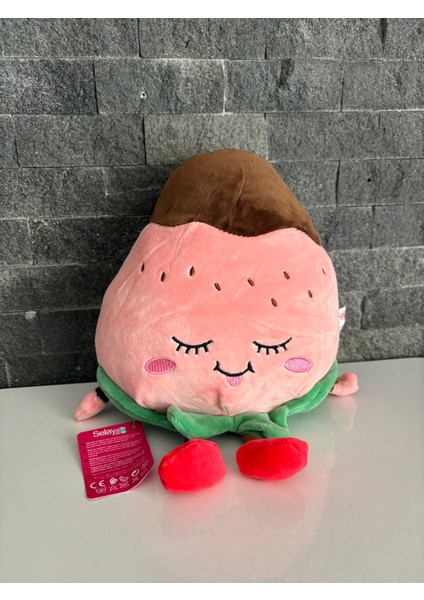 27 cm Pembe Çilek Peluş fiyatları
