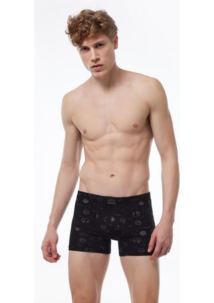 Erkek Desenli 8 Li Paket Modal Boxer 8 Adet 8M251 modelleri