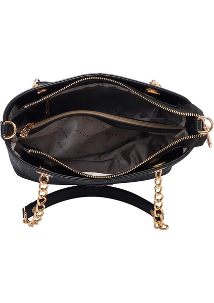 Siyah Print Kadın Omuz Çantası - S1WPR0000801-R0P fırsatları