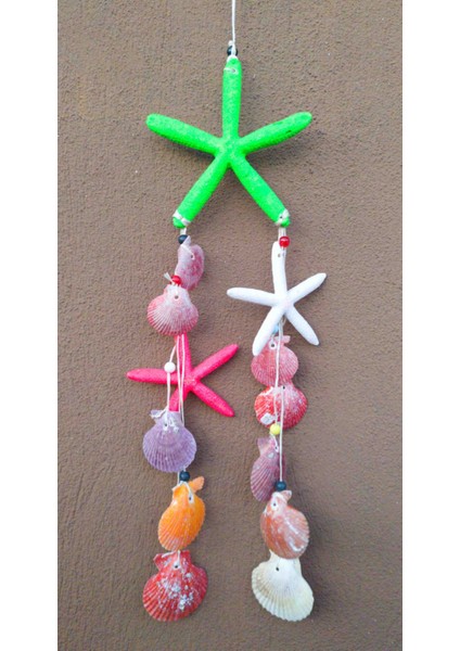 Üçlü Deniz Yıldızı Duvar Bahçe Balkon Süsü Ev Dekor Hediyelik Eşya modelleri