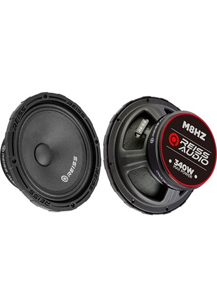 Audio RS-M8HZ 20CM Midrange 340W Maksimum 120W Rms Kapaklar Dahil