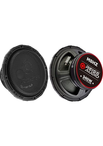Audio RS-M8HZ 20CM Midrange 340W Maksimum 120W Rms Kapaklar Dahil fiyatları