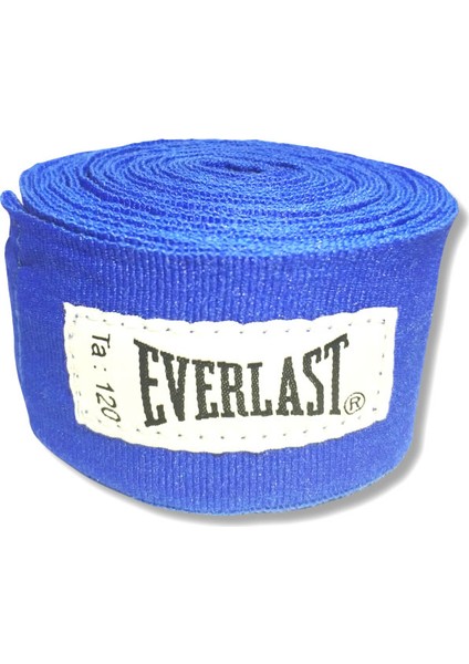 Elastik Boks Bandajı 305 cm Mavi Çift