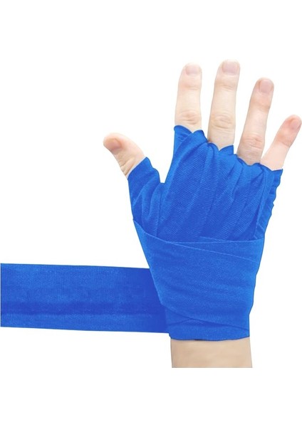 Elastik Boks Bandajı 305 cm Mavi Çift modelleri