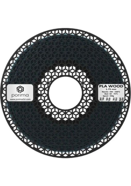 Pla Wood Ahşap 1.75MM Filament - 1kg, Çam Yeşili - Pine fiyatları