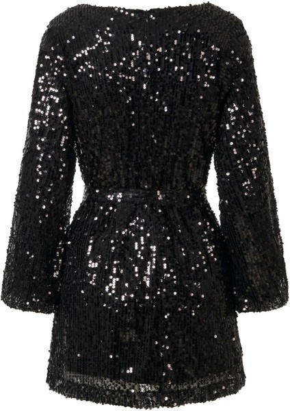 Kadın Uzun Kollu Payetli Elbise fiyatları