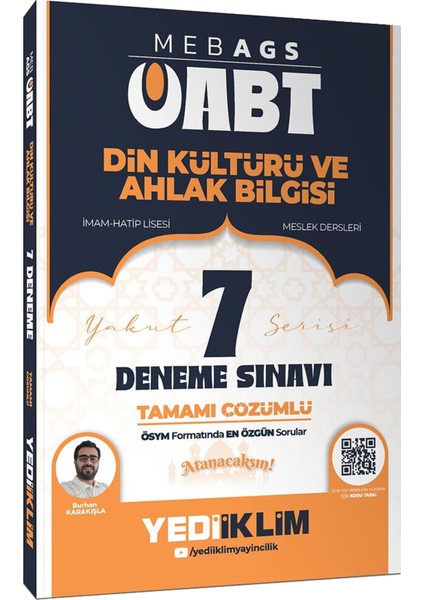 2026 Meb Ags Öabt Din Kültürü Öğretmenliği Konu Anlatımı-Çözümlü Soru Bankası-Çözümlü 7 Deneme fiyatları