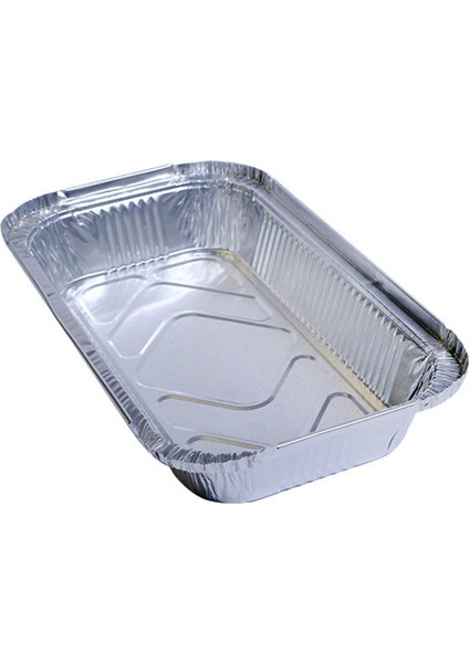 750 gr Alüminyum Kap 100'LÜ Paket 12,5X22X3,3 cm