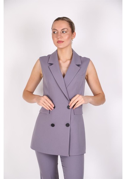 Erkek Yaka Blazer Yelek-Antrasit fiyatları