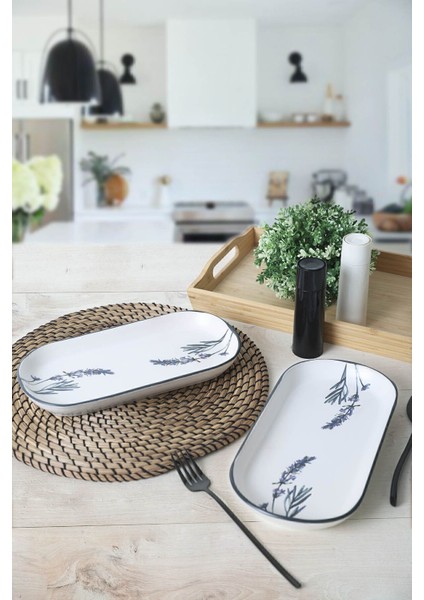 Çiçek Bahçesi Noyan Kayık Tabak 28 cm 2 Adet 18942 fiyatları