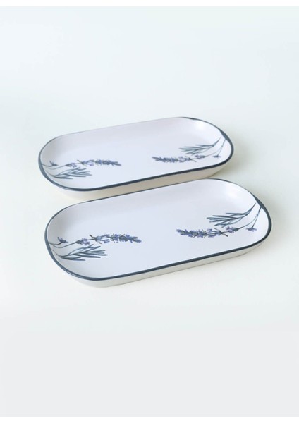 Çiçek Bahçesi Noyan Kayık Tabak 28 cm 2 Adet 18942 indirimleri