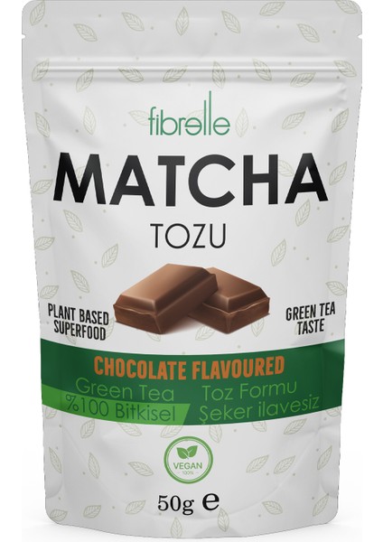 Matcha Çikolata Aromalı 50G