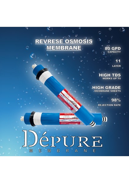 Kapalı Kasa Su Arıtma Cihazı 6 Lı Inline Filtresi Seti 10 Aşamalı Özel Sarım Membran Filtre modelleri