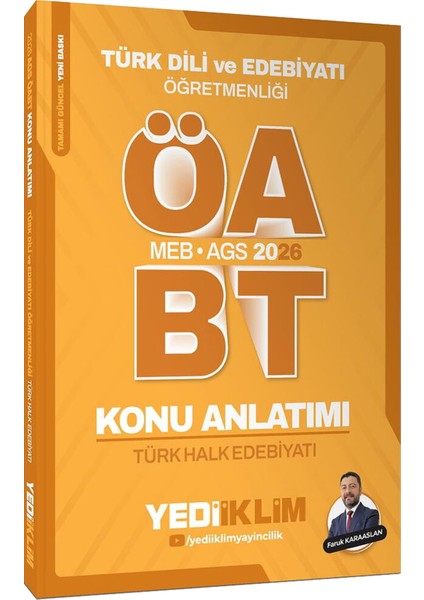 2026 Meb Ags Öabt Türk Dili ve Edebiyatı Öğretmenliği Konu Anlatımı ve Çözümlü Soru Bankası Seti modelleri