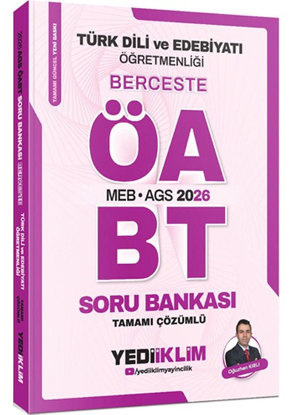 2026 Meb Ags Öabt Türk Dili ve Edebiyatı Öğretmenliği Konu Anlatımı ve Çözümlü Soru Bankası Seti fırsatları