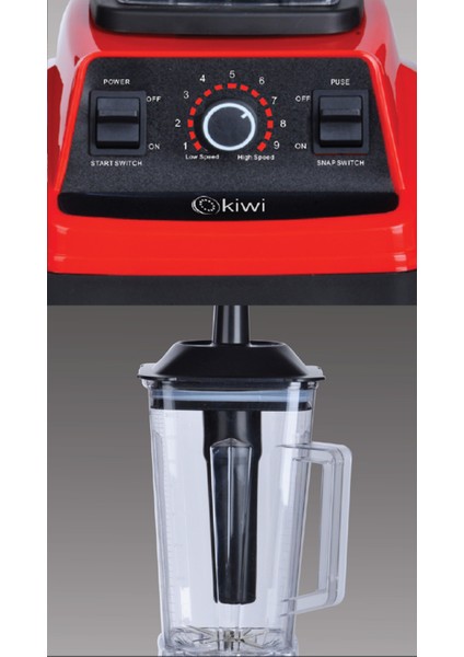 Ksb-2251 2000w 6 Paslanmaz Çelik Bıçaklı Pro Standlı Blender fiyatları