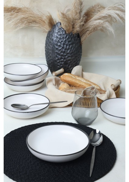 Simply Nordic Yemek Tabağı 18 cm 6 Adet 19985 fiyatları