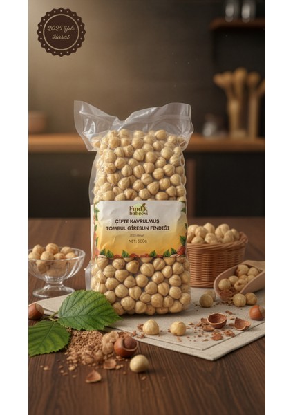 Fındık Bahçesi Giresun Fındığı Tam Yağlı Çifte Kavrulmuş Tombul Giresun Fındığı
