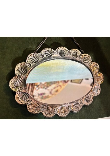 900 Ayar Gümüş Duvar Aynası 16,5 cm 13 cm Ölçülerinde modelleri