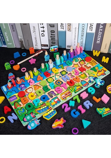 Ahşap Eğitim Bulmacası Öğrenme Oyuncakları Montessori Mektup Trafik Balıkçılık Yapı Blosu Logaritmik Meşgul Kurulu Okul Öncesi: A (Yurt Dışından)