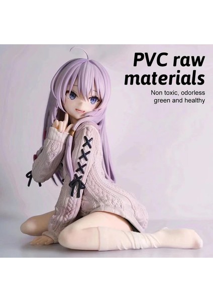 Anime Girl Pvc Bebek Süslemesi Araba ve Masa Dekorasyonu Için Mükemmel Bir Tatil Hediye Rolor: 1 Pcs (Yurt Dışından)