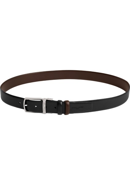 Siyah-Kahve Çift Yönlü Deri Erkek Kemeri (En 3,5 cm) PCCİFT01CF6 modelleri
