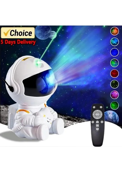 Yıldız Projektör Galaxy Night Light Astronot Uzay Projektör Yıldız Odası Için Yıldızlı Bul Nebula Tavan LED Lambası Ev Dekoratif Çocuk Hediyesi Yayım Renk: Beyaz Gitar (Yurt Dışından)