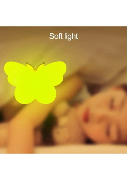 Gece Işığı Abd Duvara Gönüllü Oturma Odası Yatak Odası Için Akıllı Sensör Gece Işığı Banyo Çocukları Yürütme Renk: Mavi/renk: Abd Fiş (Yurt Dışından)