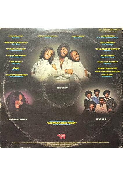 Saturday Night Fever Soundtrack Double LP Plak fırsatları