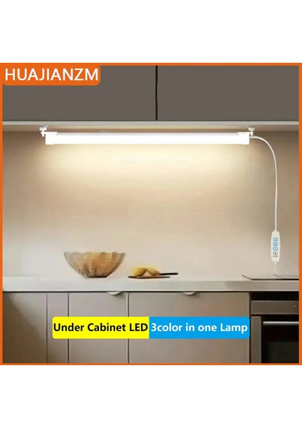 Gece Işığı Dolap Altında Gece Işığı Manyetik Yurt Okuma Lamba Öğrenci Masa Işıkları 5V USB Fişi Yatak Okuma Yatak Odası Renk: 30CM (Yurt Dışından)