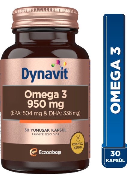 Omega 3 950 Mg 30 Yumuşak Kapsül - Yüksek Epa Ve Dha
