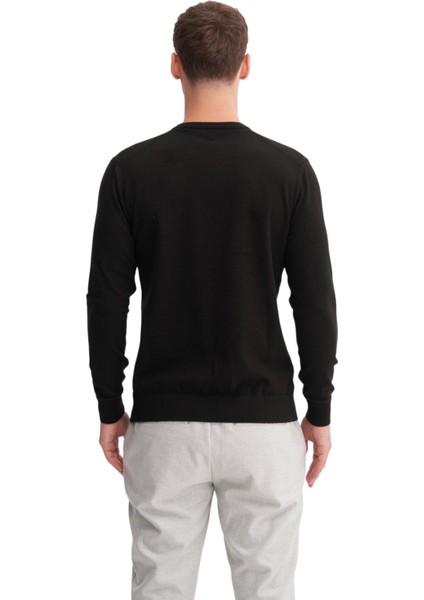 Slim Fit Soft Touch Basic Bisiklet Yaka Kazak modelleri