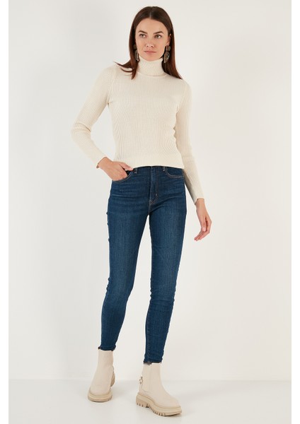 Fitilli Regular Fit Balıkçı Yaka Soft Akrilik 2'li Paket Kazak Bayan Kazak 4614102S2 fırsatları