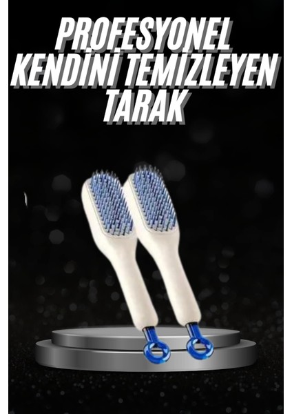 Zengezur Kendi Kendini Temizleyebilen Hijyenik Saç Fırçası -Statik Teknolojisi