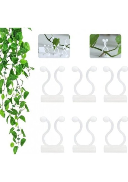 10 Adet Bitki Klipsi Sarmaşık Tutucu Kendinden Yapışkanlı Pratik Ürün fırsatları