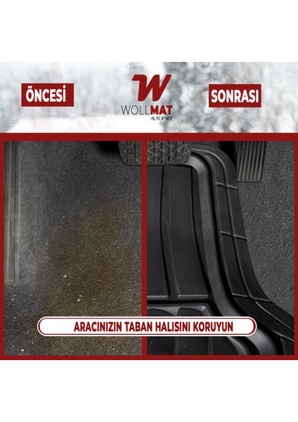 Peugeot E 208 Uyumlu Paspas Elektrikli 2021 Sonrası Uyumlu 3D Havuzlu Paspas Seti fırsatları