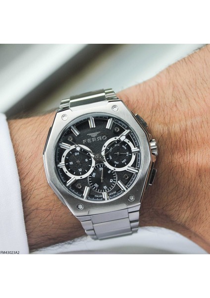 FM43023A2 Çelik Kordonlu Erkek Kol Saati