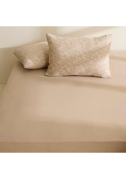 Sarah Anderson Alesia Çift Kişilik Çarşaf Takımı Bej