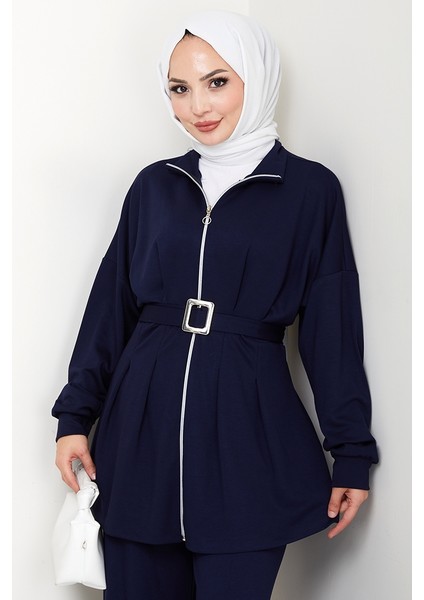 Dilsa Kemerli Oysho Ikili Takım 1607 - Lacivert fırsatları