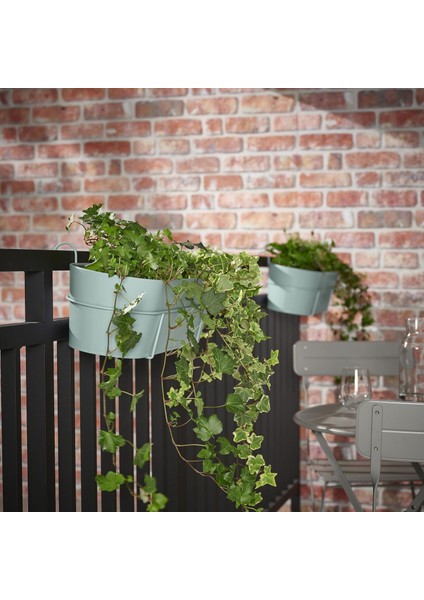 Çiçeklik, Turkuaz, 56X20 Cm, Dış Mekanda Kullanmak Için Uygundur. modelleri