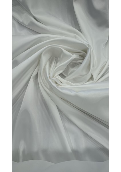 Beyaz Saten Likralı Kalın Kumaş /150 cm
