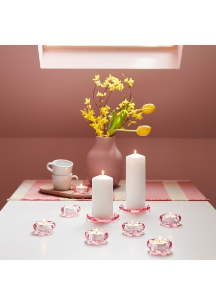 Tealight Mumluk, Pembe, 3 cm fırsatları